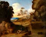 Giorgione - Il Tramonto (The Sunset)